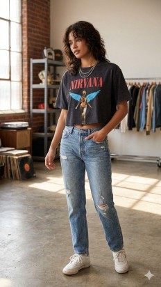 לצפייה במוצר NIRVANA IN UTERO CROPPED T-SHIRT